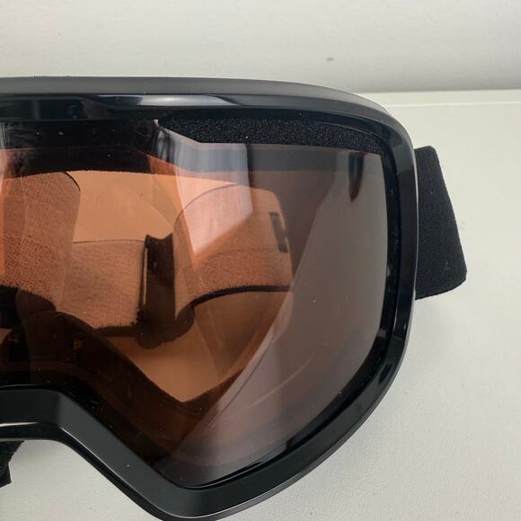 Smith Optics Ski Snowboarding Goggles Orange Yellow Tinted Lens Black Strap - Picture 4 of 6